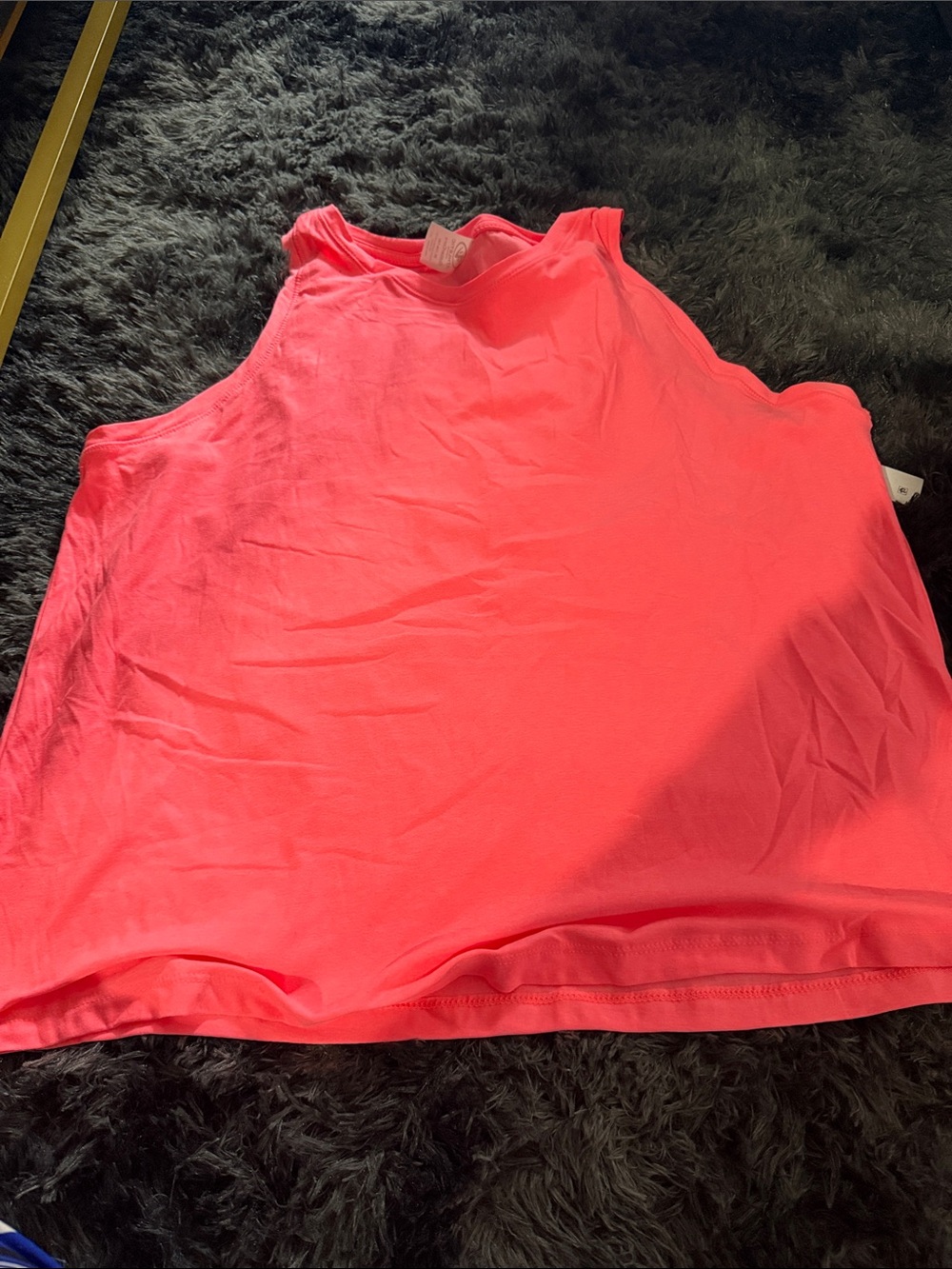 Women's Neon Pink Tank Top - Lightweight Sleeveless Top